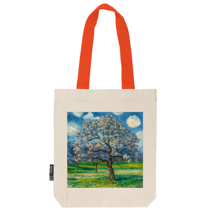 Twill Bag aus Bio- Baumwolle | Gemälde 6 | Apfelbaum in Blüte