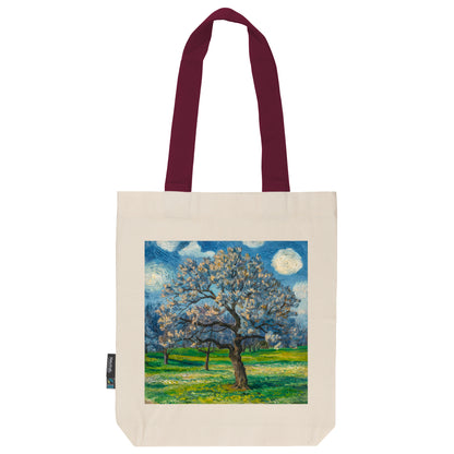 Twill Bag aus Bio- Baumwolle | Gemälde 6 | Apfelbaum in Blüte