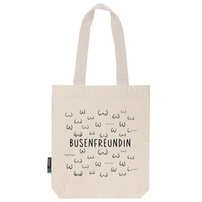 Twill Bag aus Bio- Baumwolle | Henkel natur | Busenfreundin