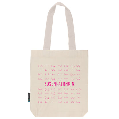 Twill Bag aus Bio- Baumwolle | Henkel natur | Busenfreundin