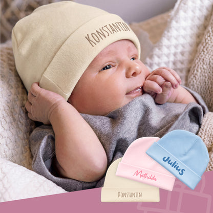 Baby Mütze mit Namen