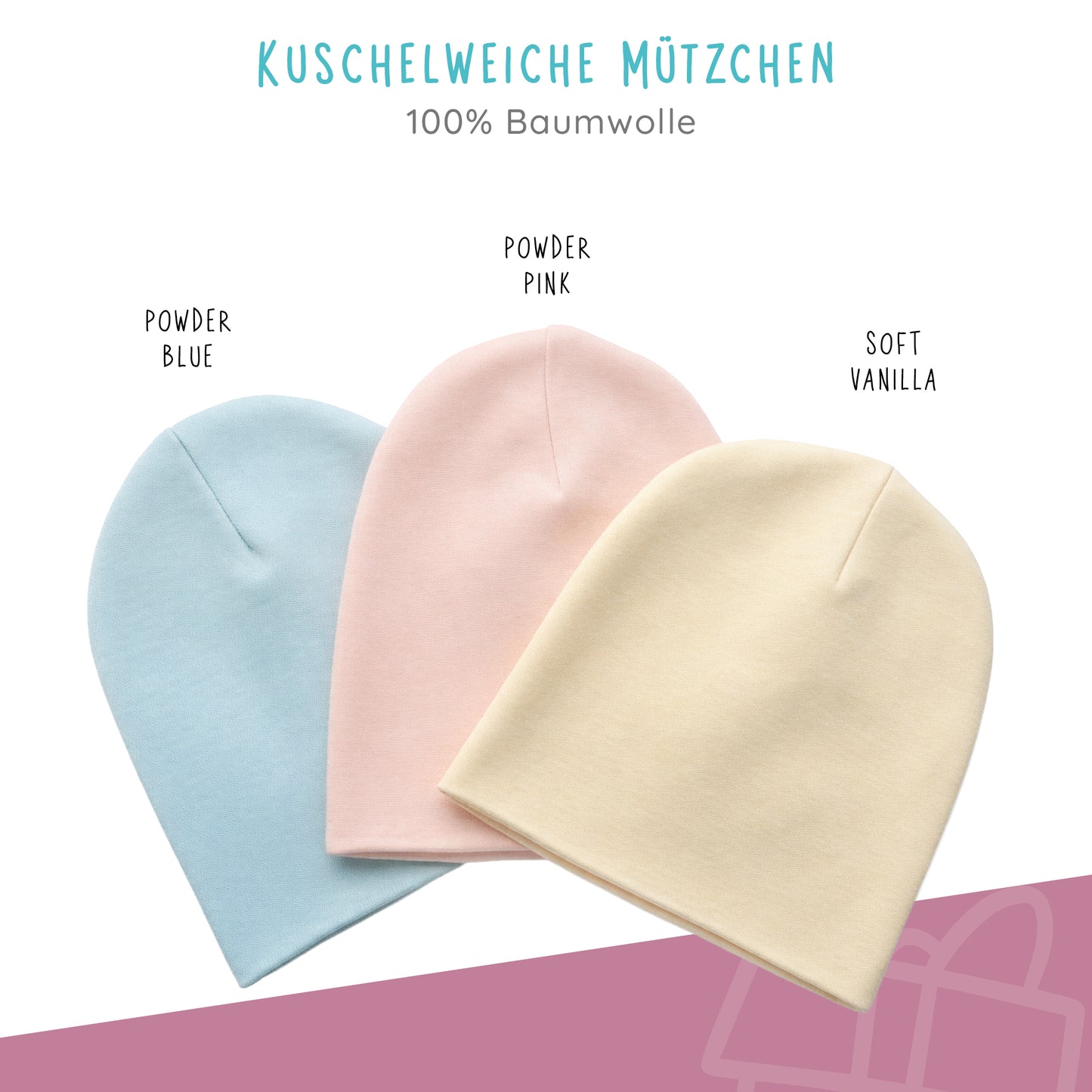 Baby Mütze mit Namen