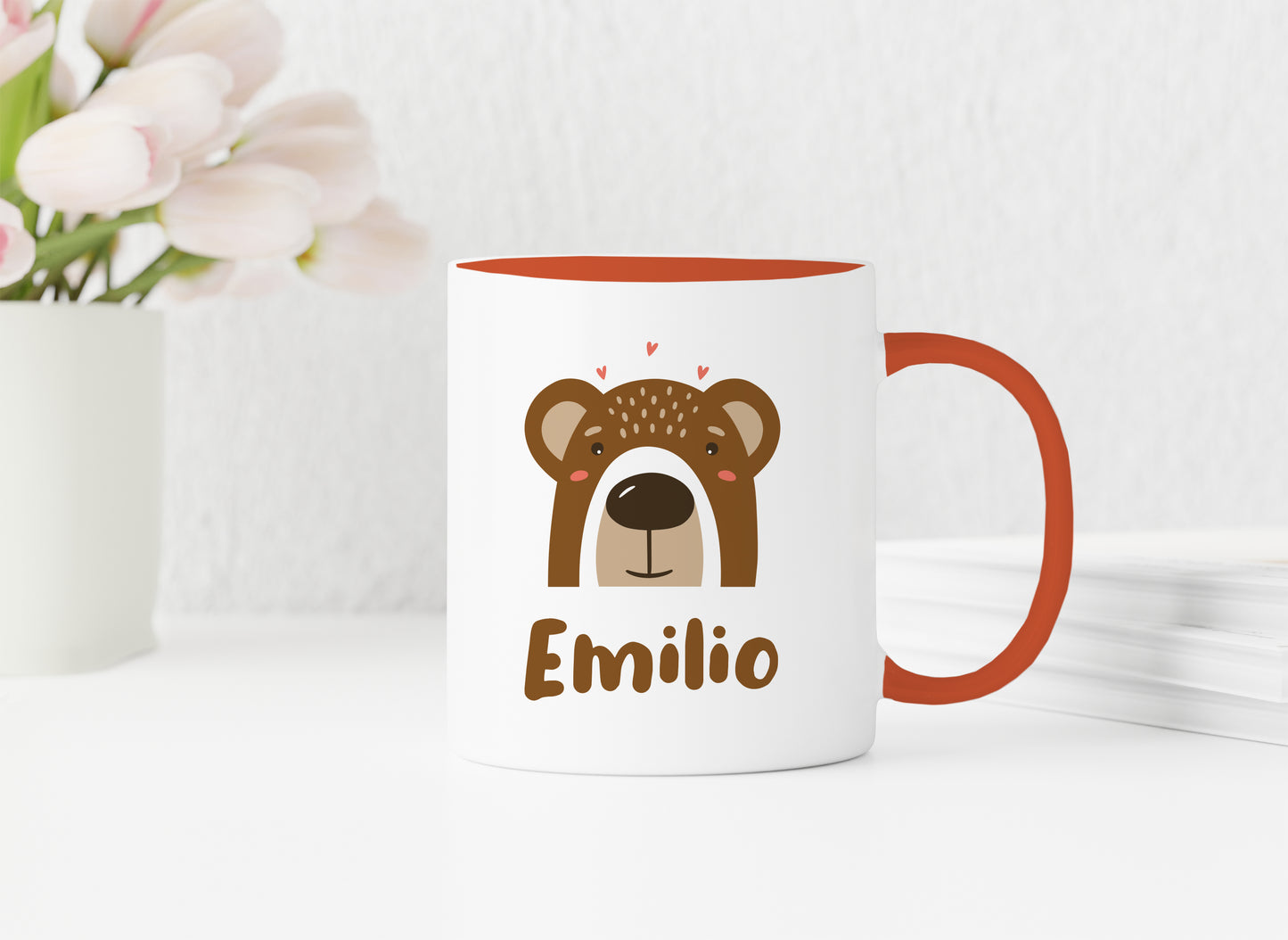 Keramik Tasse mit Name | Bär