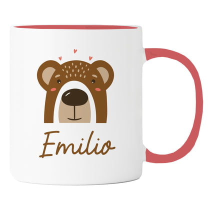 Keramik Tasse mit Name | Bär