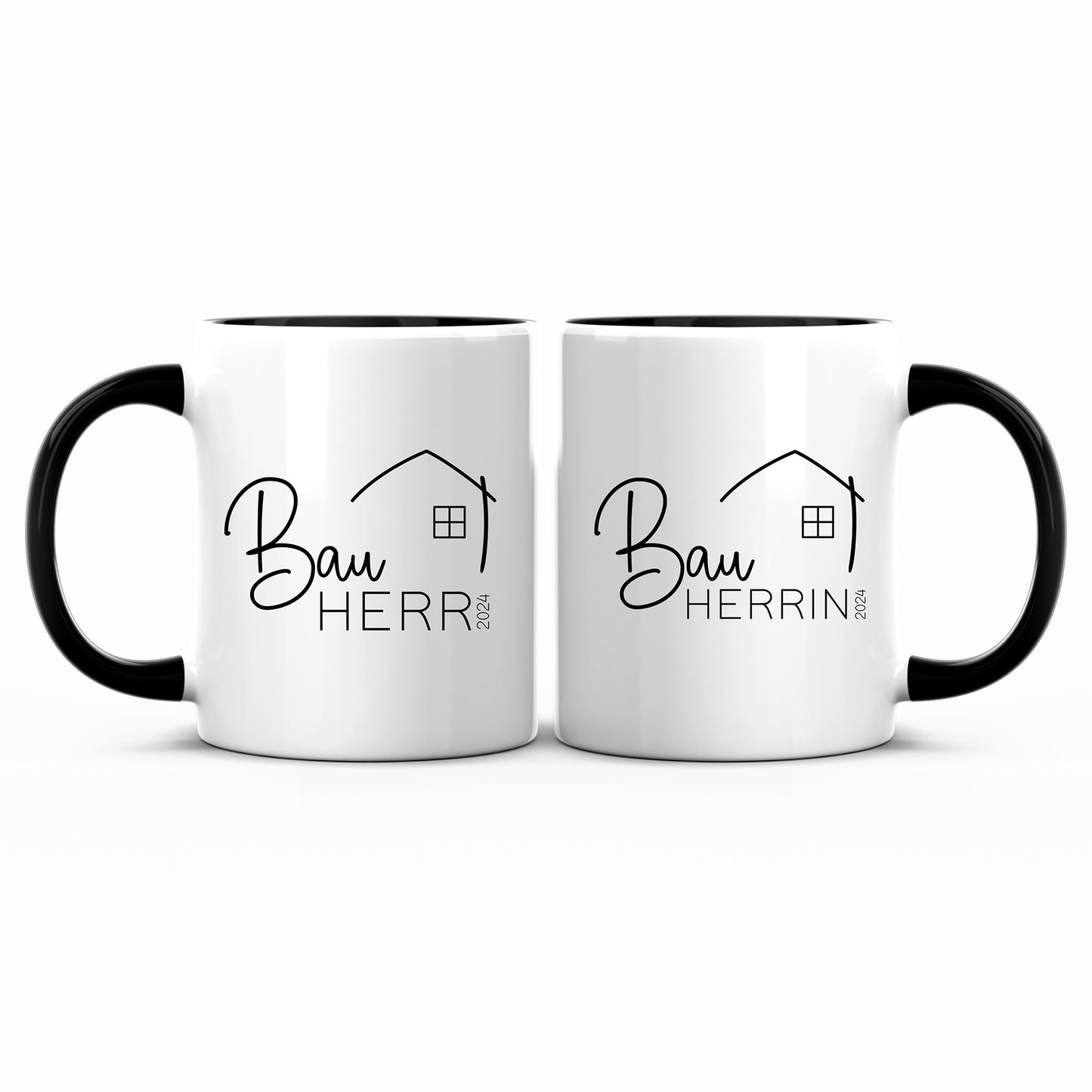 Keramik Tassen-Set mit Jahreszahl | Bauherr + Bauherrin 3