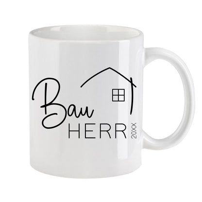 Keramik Tassen-Set oder einzeln mit Jahreszahl | Bauherr + Bauherrin 3
