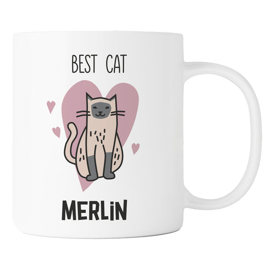 Keramik Tasse mit Namen | Best Cat