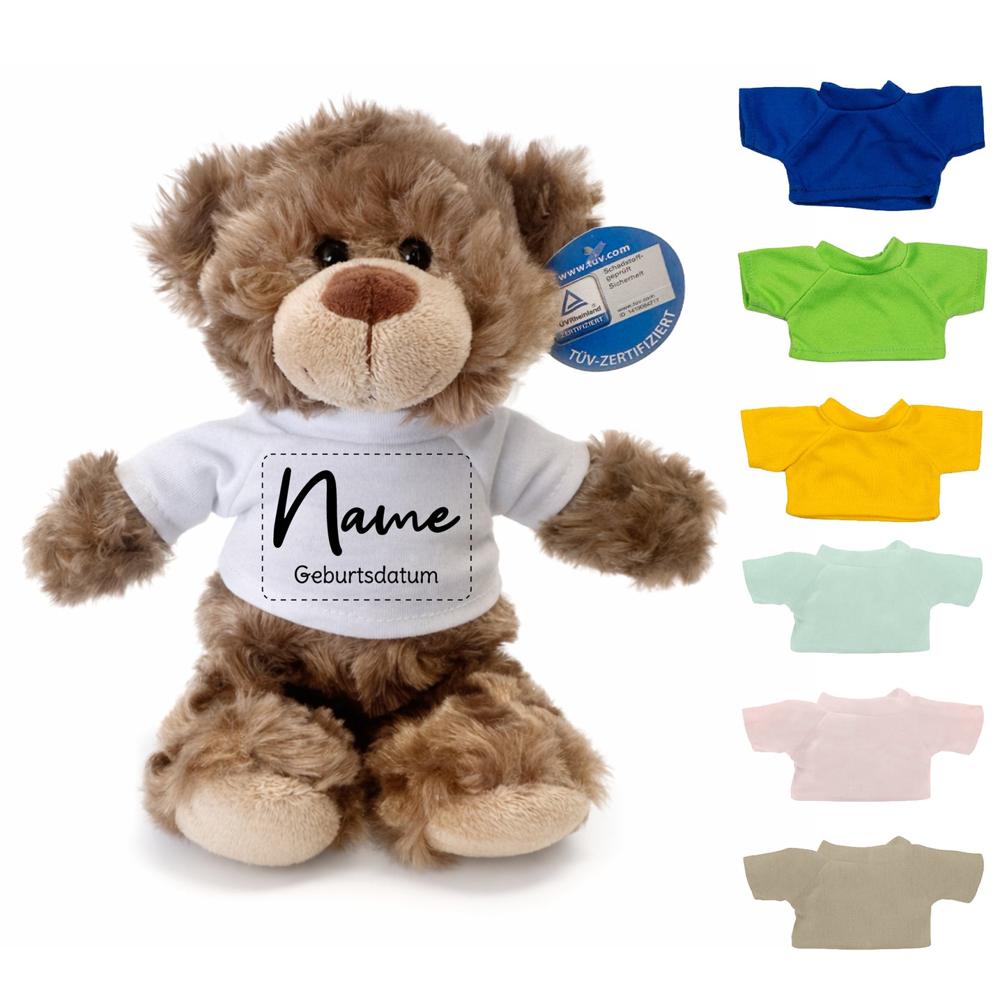 Teddy mit Namen + Datum