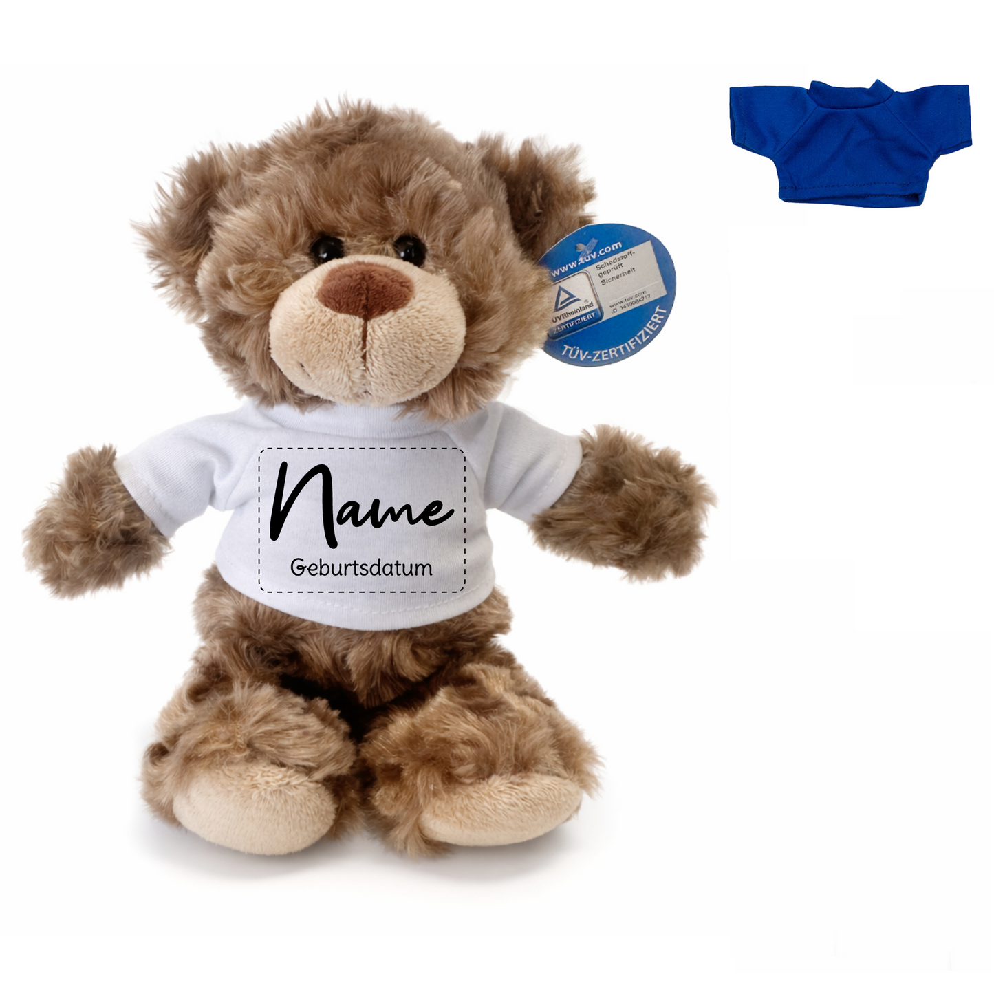 Teddy mit Namen + Datum