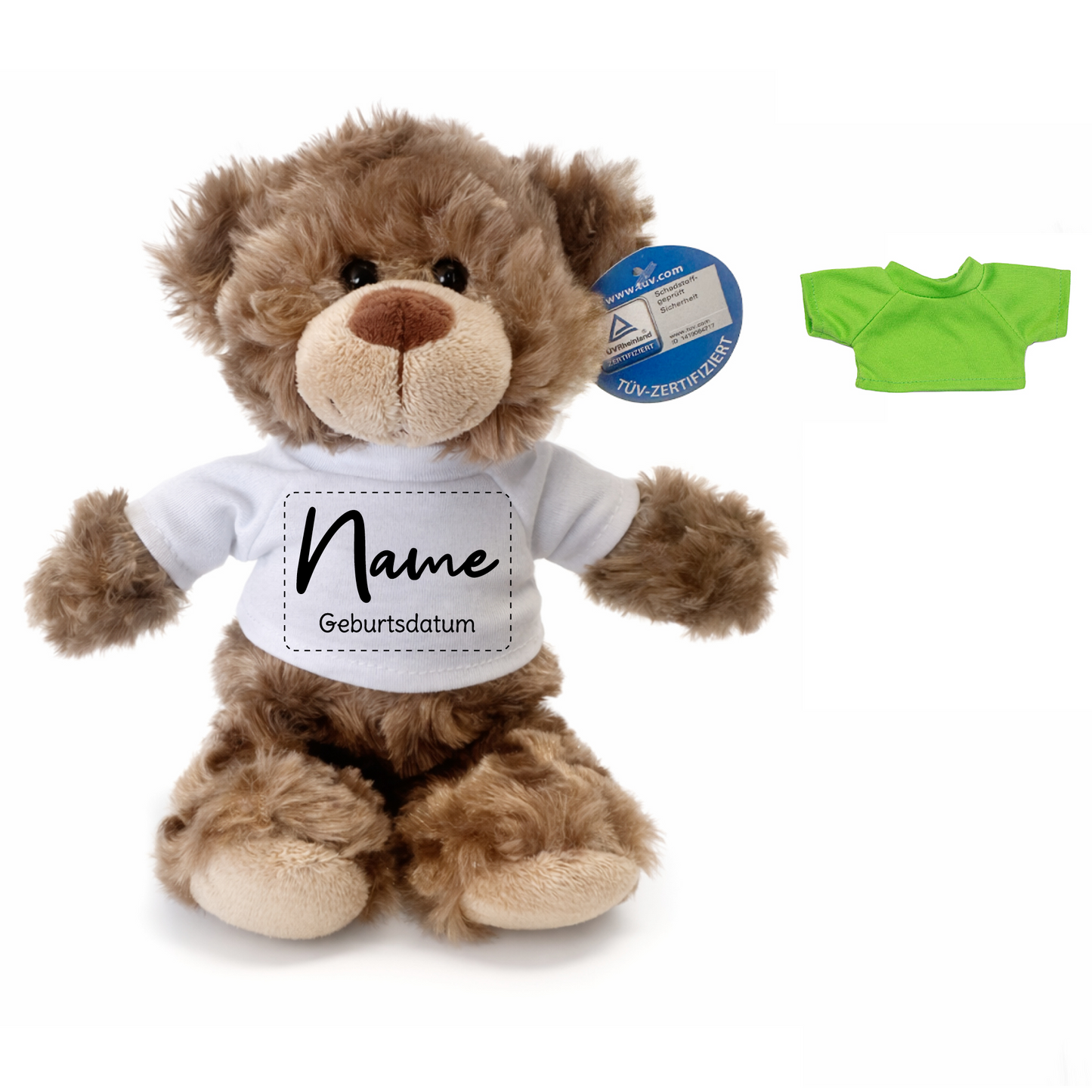 Teddy mit Namen + Datum