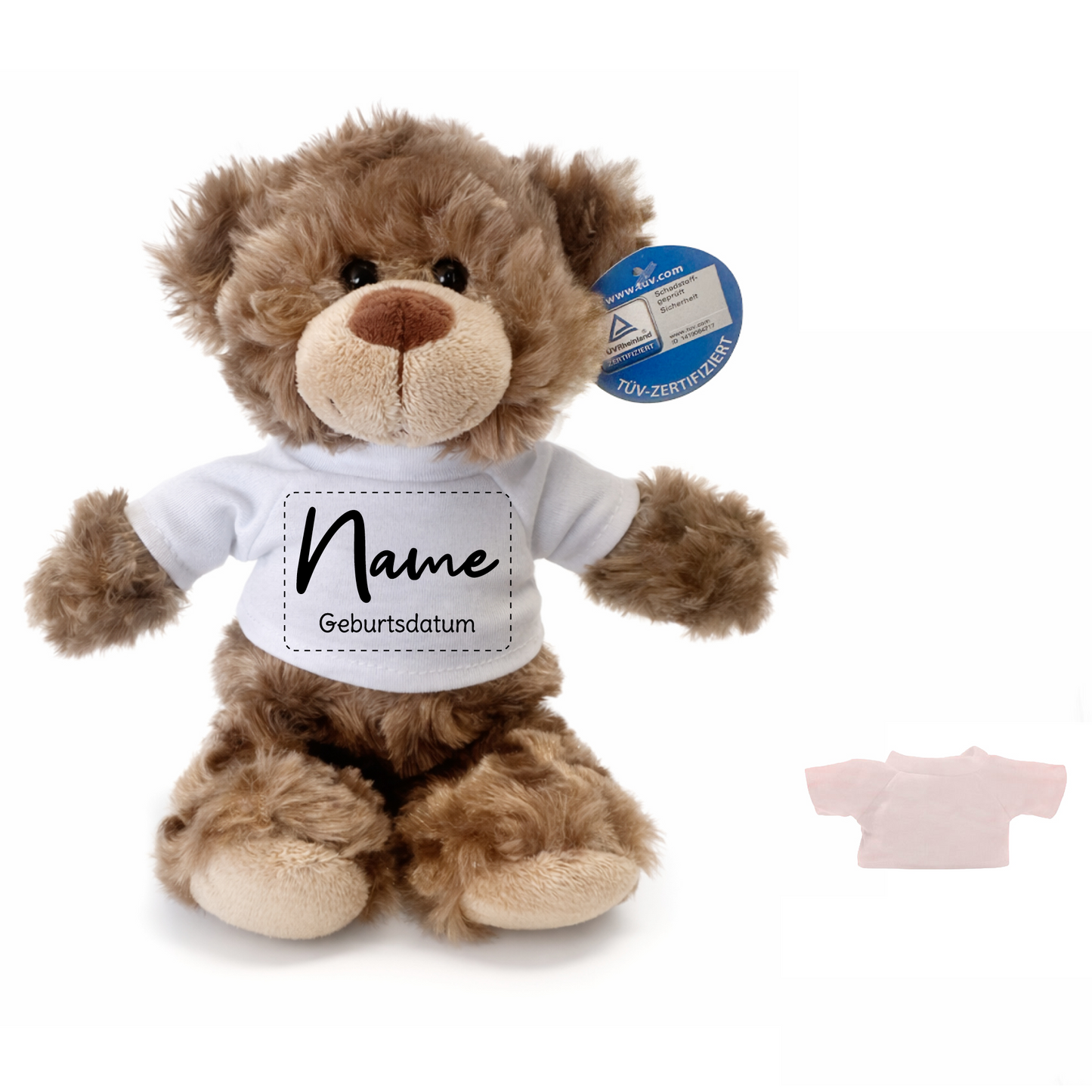 Teddy mit Namen + Datum