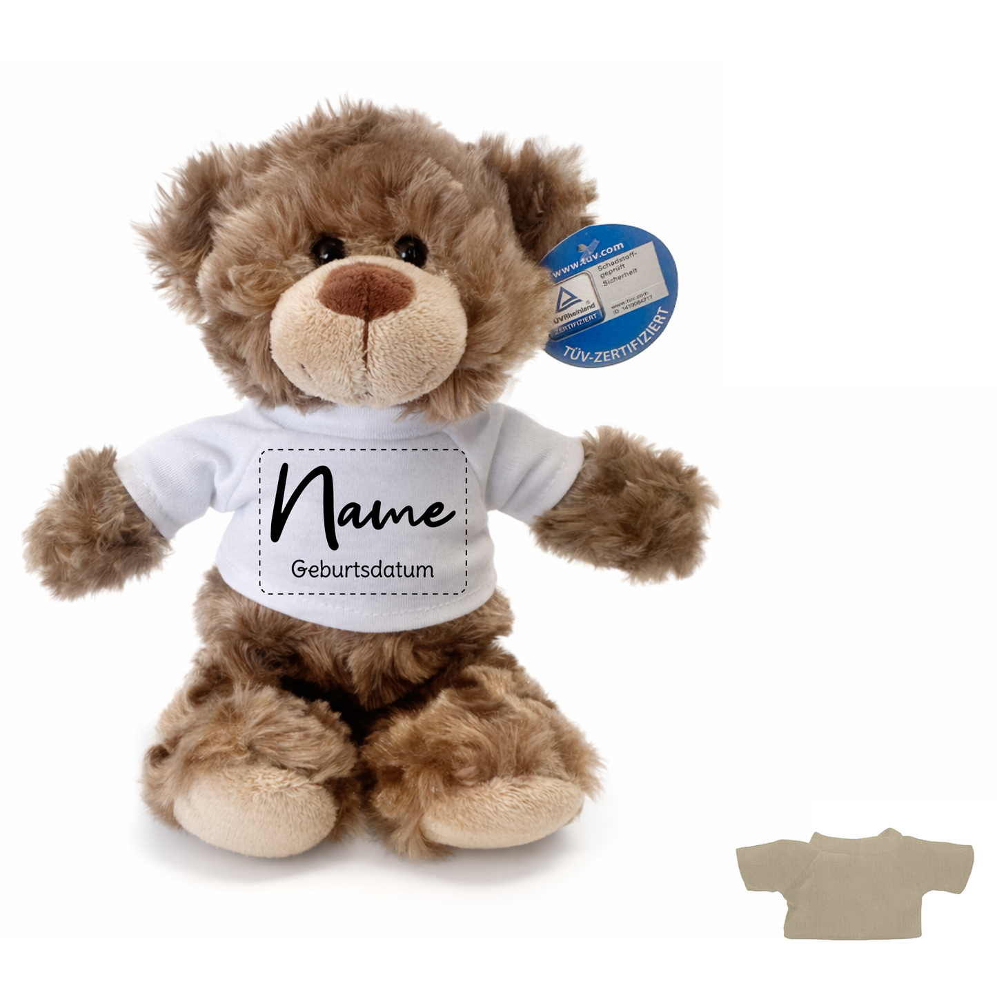 Teddy mit Namen + Datum