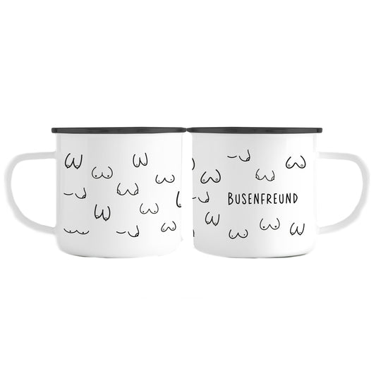 Emaille Tasse | Busenfreund 1.0
