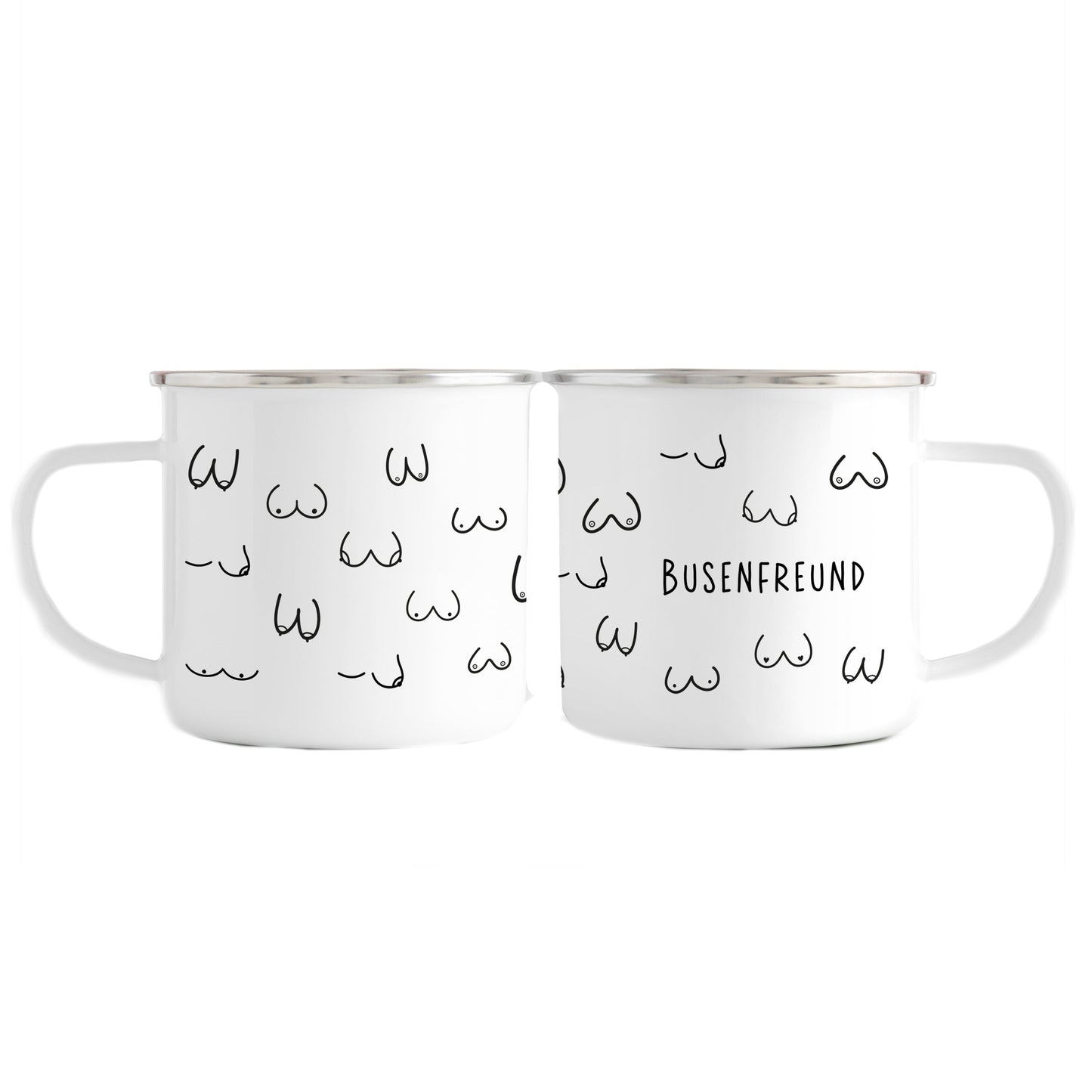 Emaille Tasse | Busenfreund 1.0