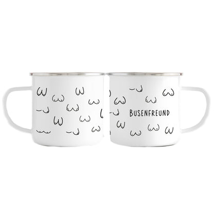 Emaille Tasse | Busenfreund 1.0