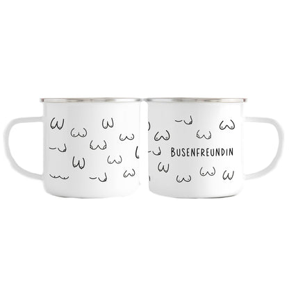 Emaille Tasse | Busenfreundin 1.0