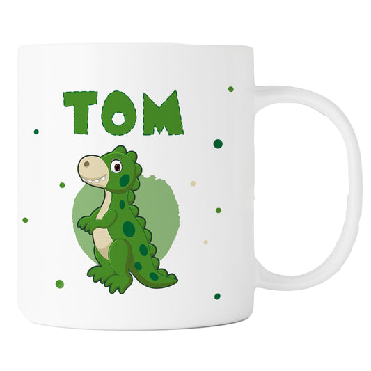 Keramik Tasse mit Namen | Dino 6 | Tyrannosaurus Rex