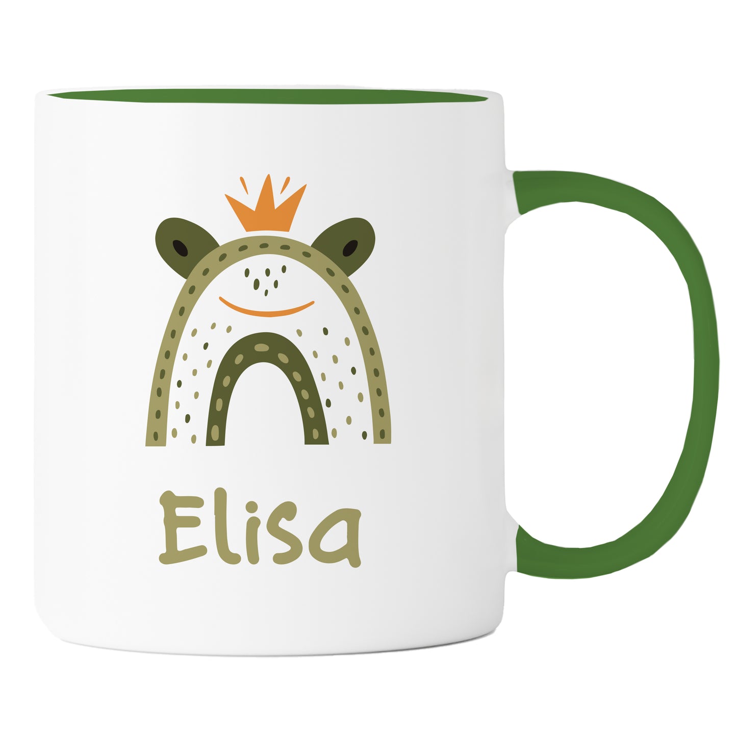 Keramik Tasse mit Name | Frosch König