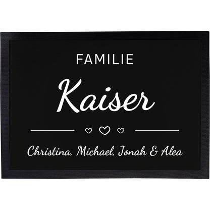 Fußmatte mit Namen | Familie 1