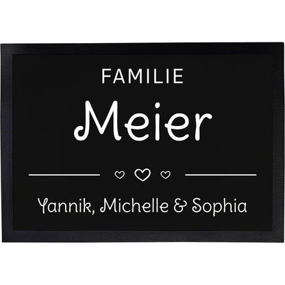 Fußmatte mit Namen | Familie 2