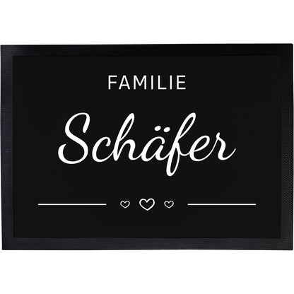 Fußmatte mit Familienname | Familie 3