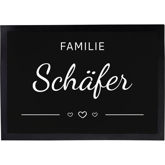 Fußmatte mit Familienname | Familie 3