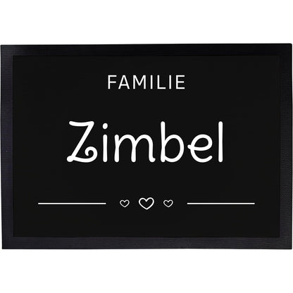 Fußmatte mit Familienname | Familie 4