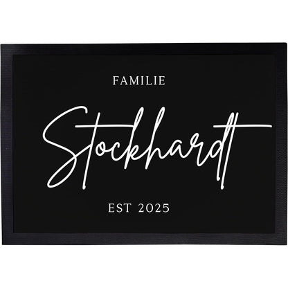 Fußmatte mit Familienname | Familie 7