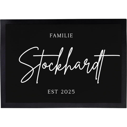 Fußmatte mit Familienname | Familie 7