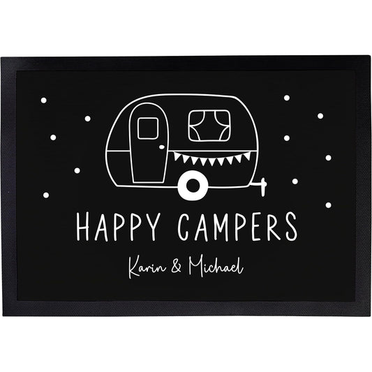 Fußmatte mit Namen | Happy Campers