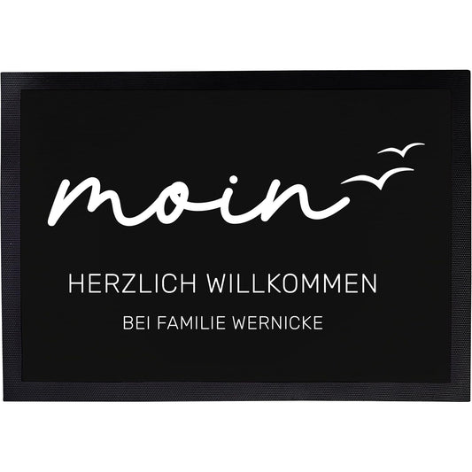 Fußmatte mit Vornamen | Moin