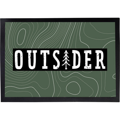 Fußmatte mit Spruch | Outsider | Design 2