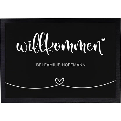 Fußmatte mit Name | Willkommen