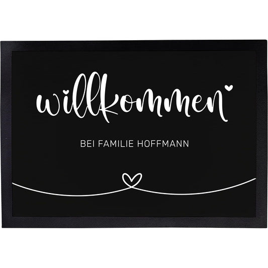 Fußmatte mit Name | Willkommen