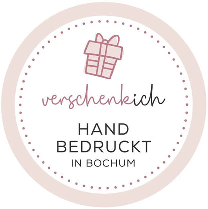 Baby Body Langarm | Wickelbody aus Bio-Baumwolle | Regenbogen in Pink mit Name & Geburtsdaten