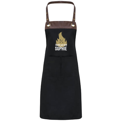 Grillschürze mit Name | Chefin am Grill
