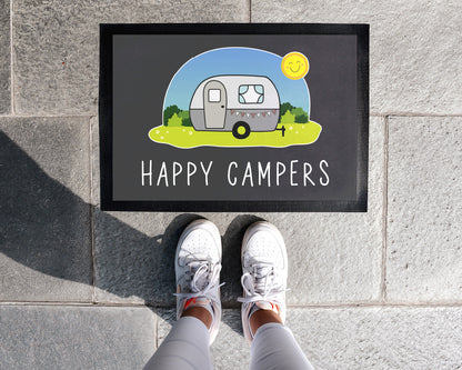 Fußmatte 'Happy Campers' | 35x50 cm, 40x60 cm, 50x70 cm