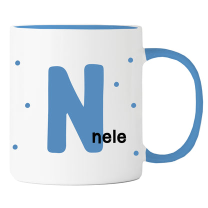 Keramik Tasse mit Namen | Initiale