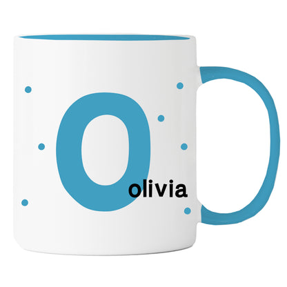 Keramik Tasse mit Namen | Initiale
