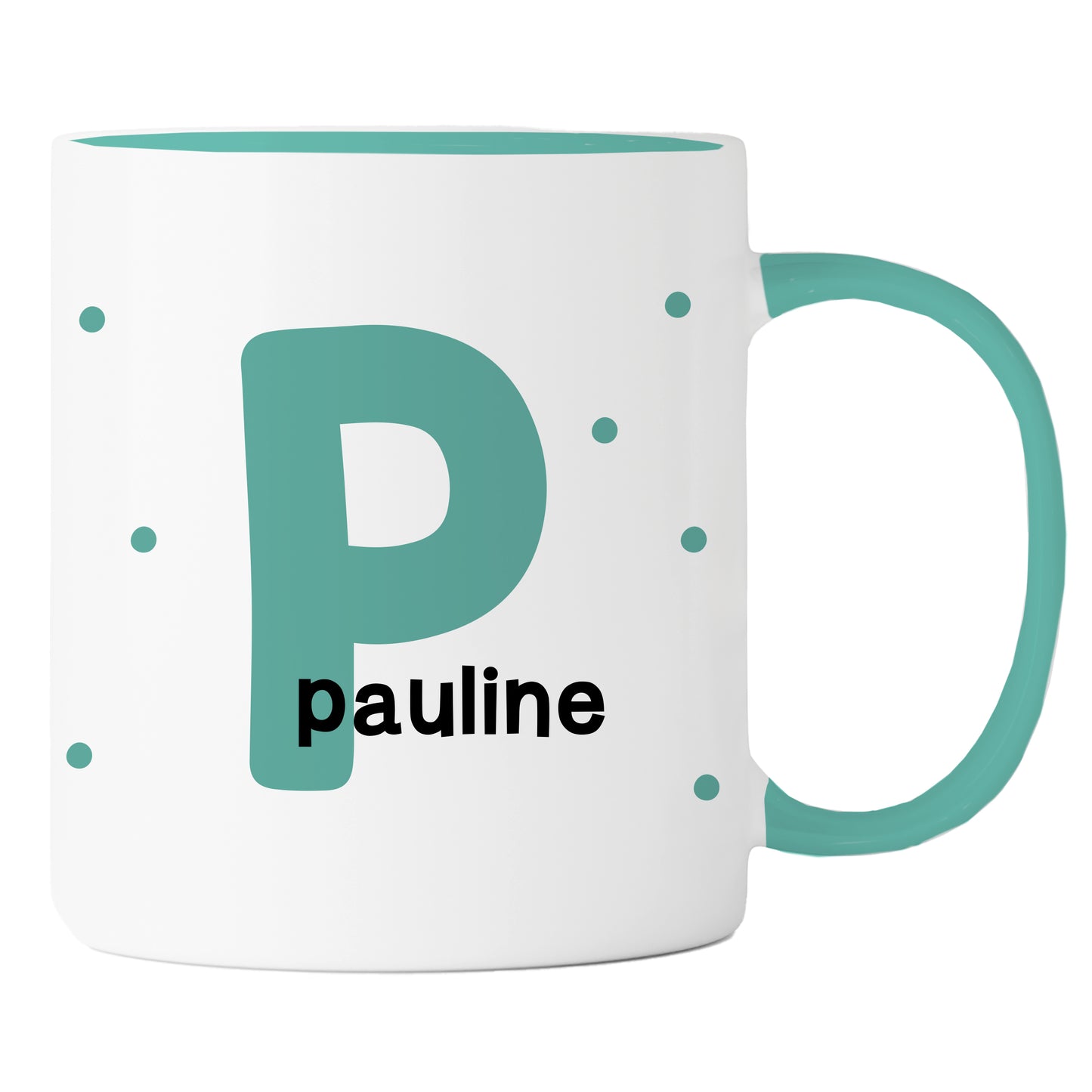 Keramik Tasse mit Namen | Initiale
