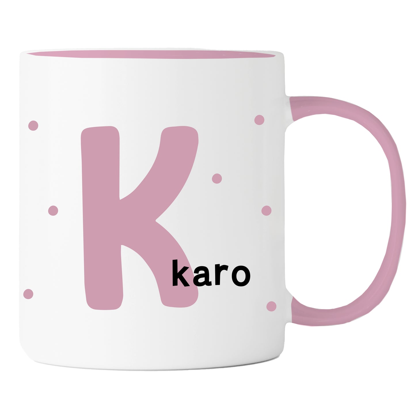 Keramik Tasse mit Namen | Initiale