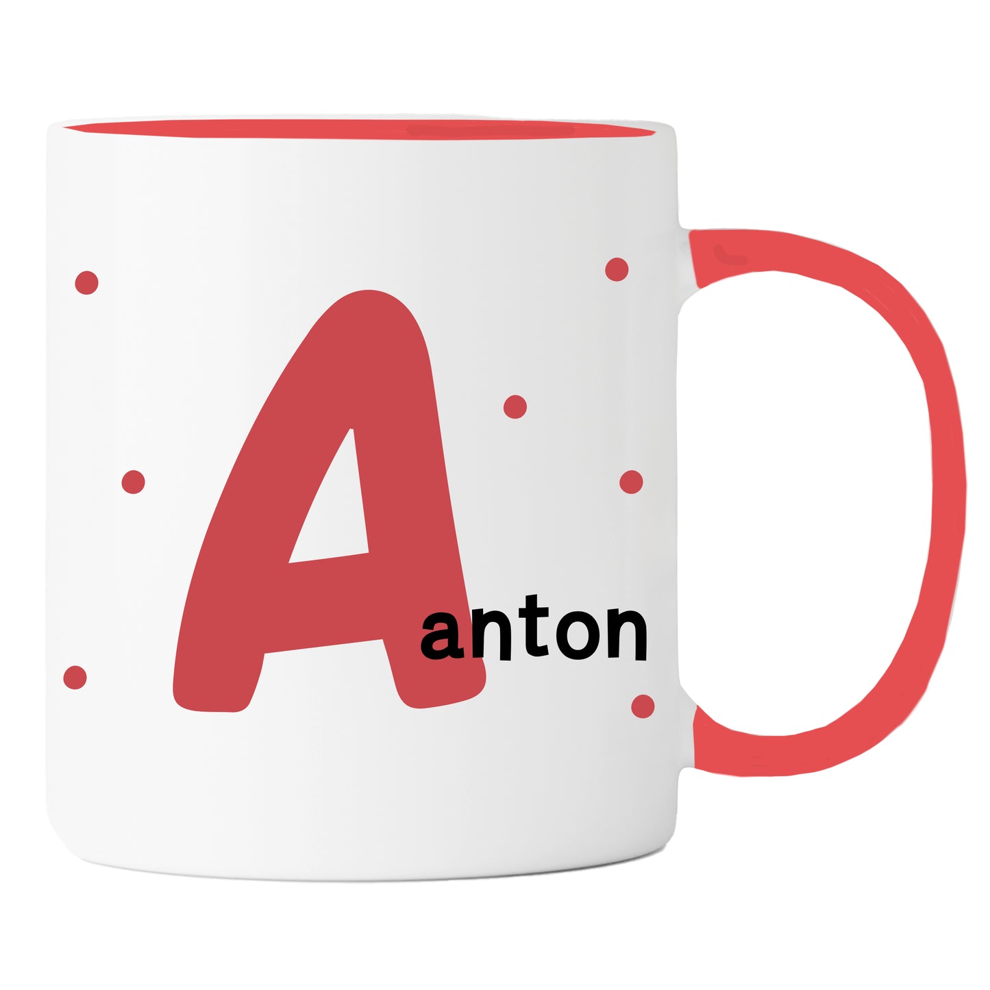Keramik Tasse mit Namen | Initiale