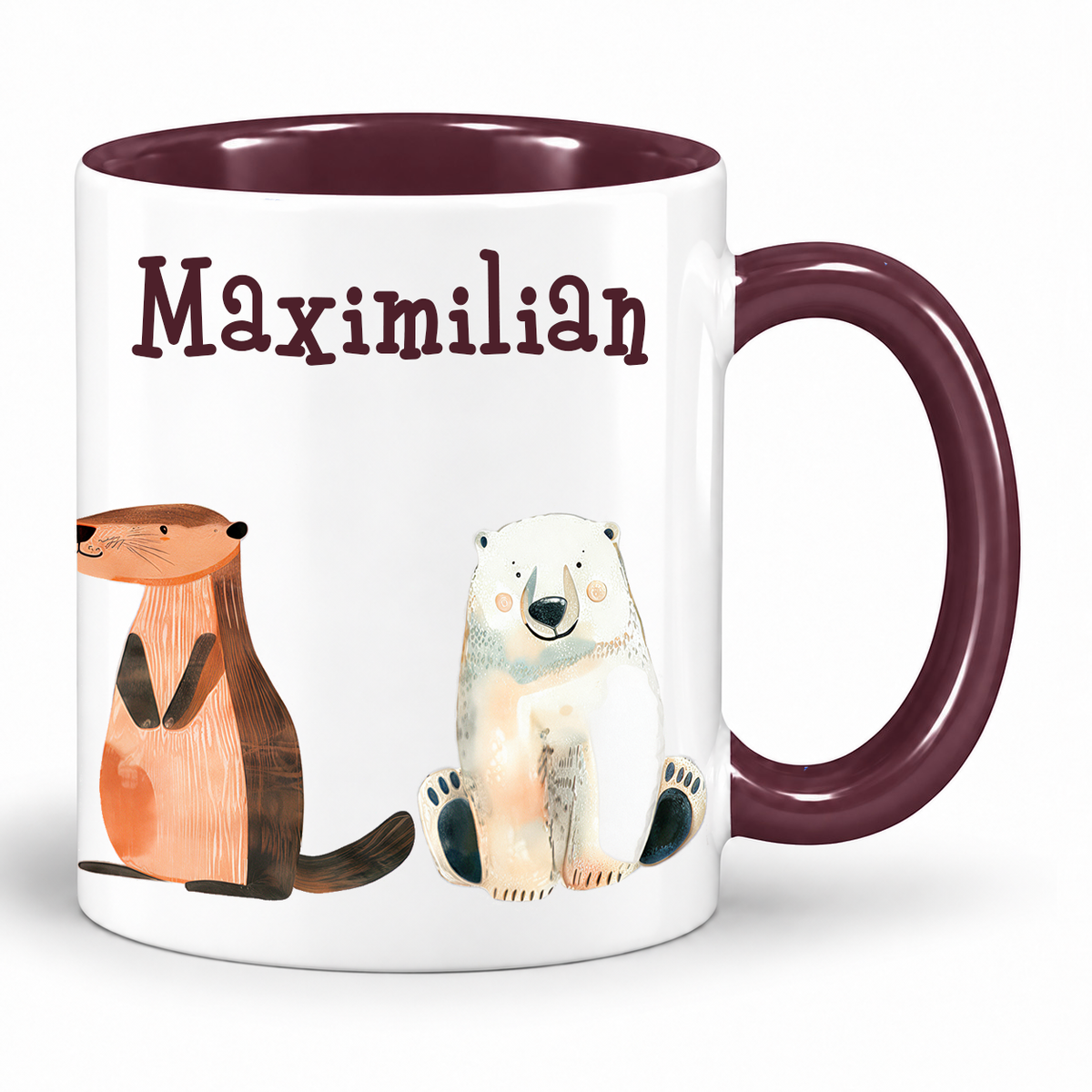 Keramik Tasse mit Namen | Tierparty