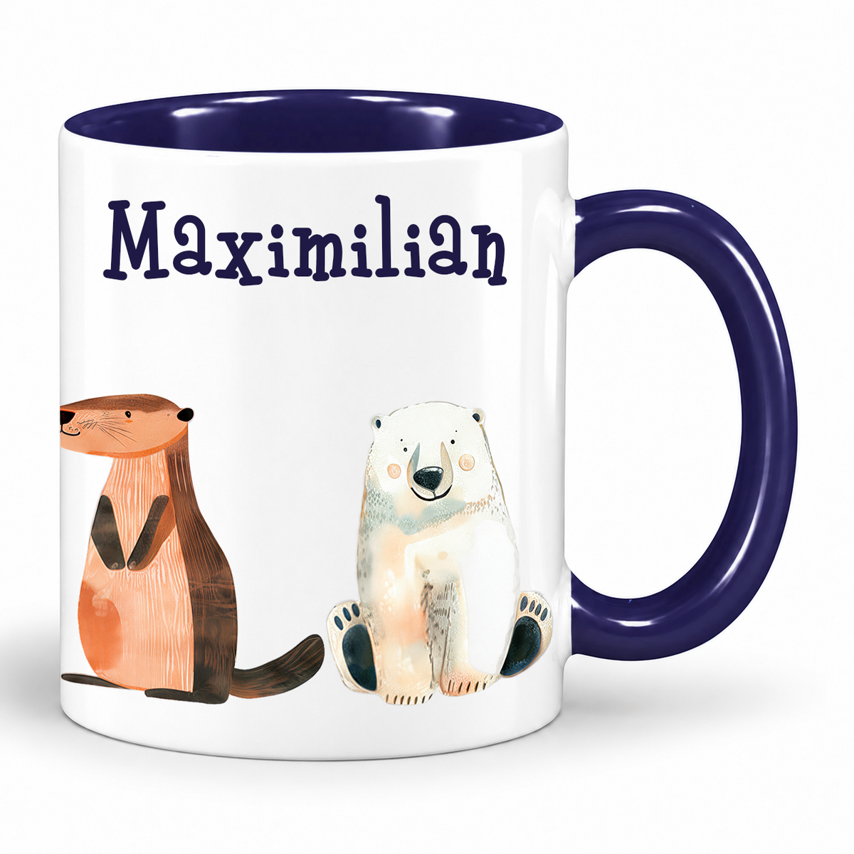 Keramik Tasse mit Namen | Tierparty