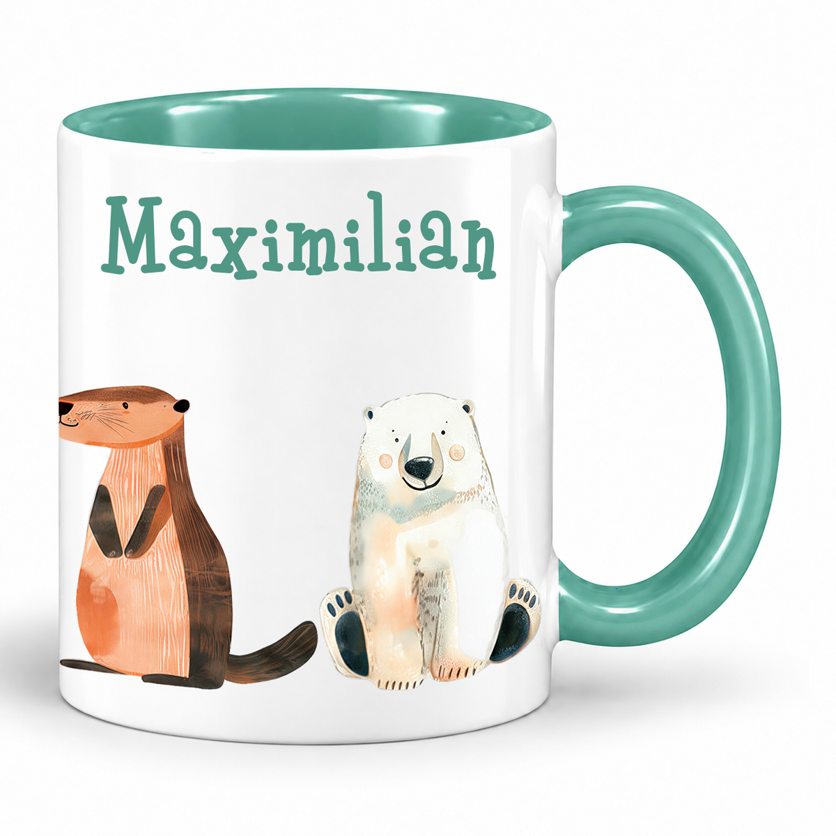 Keramik Tasse mit Namen | Tierparty