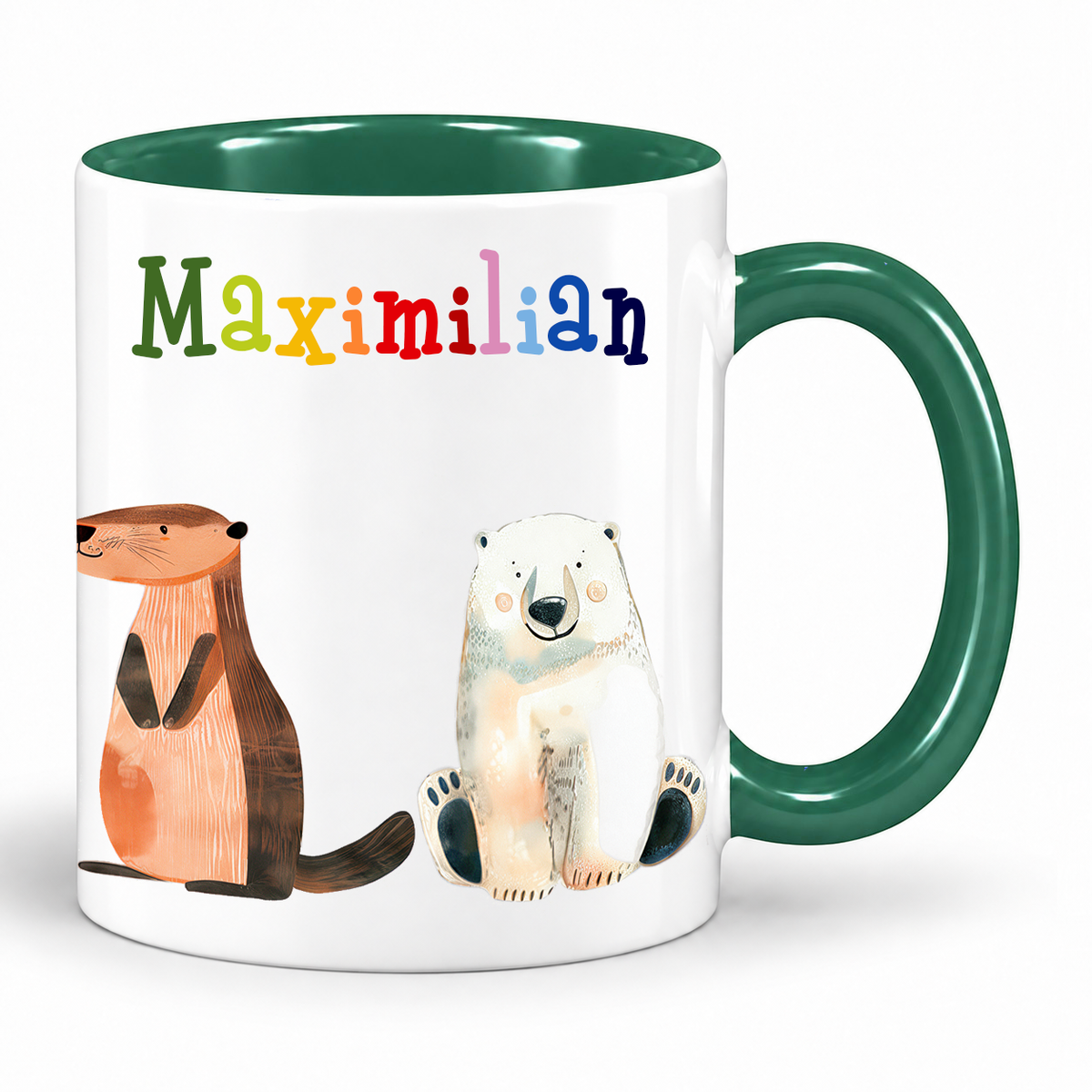 Keramik Tasse mit Namen | Tierparty