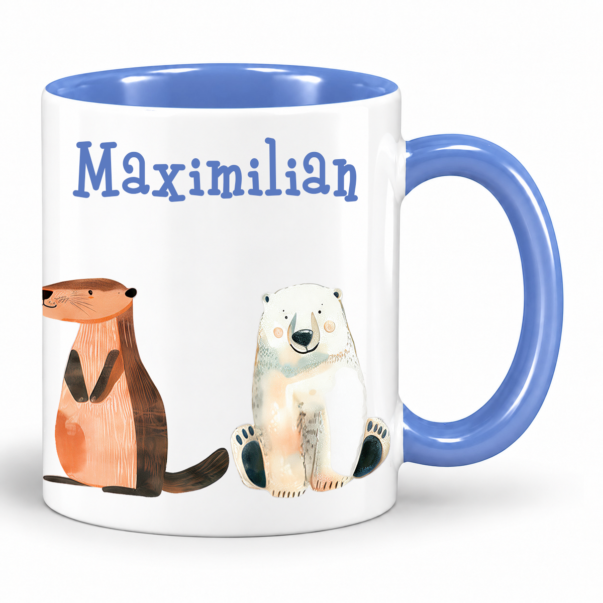 Keramik Tasse mit Namen | Tierparty