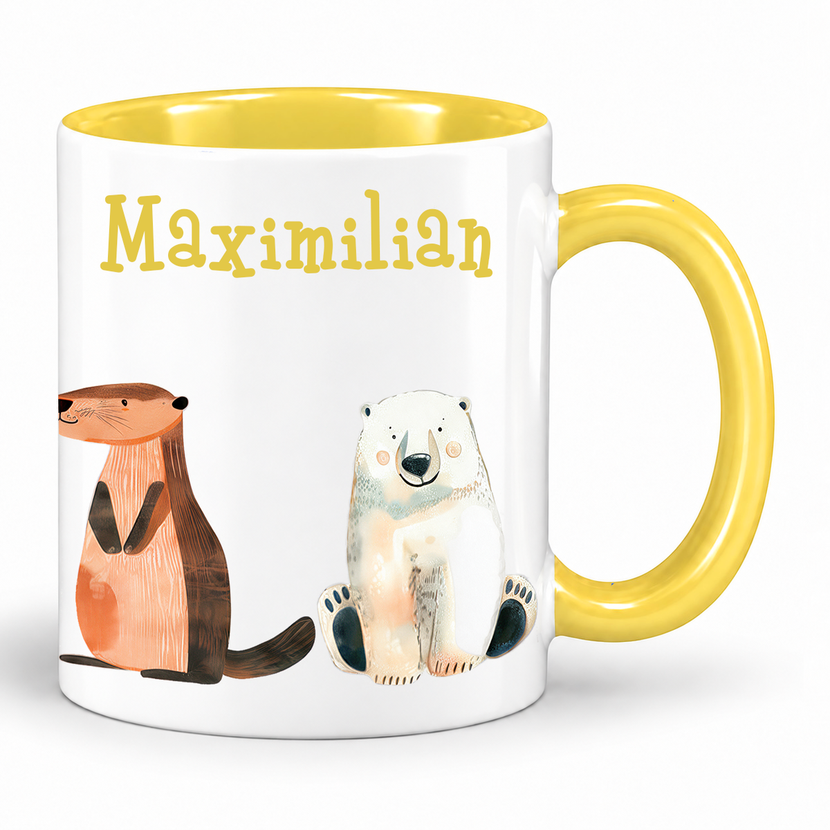 Keramik Tasse mit Namen | Tierparty