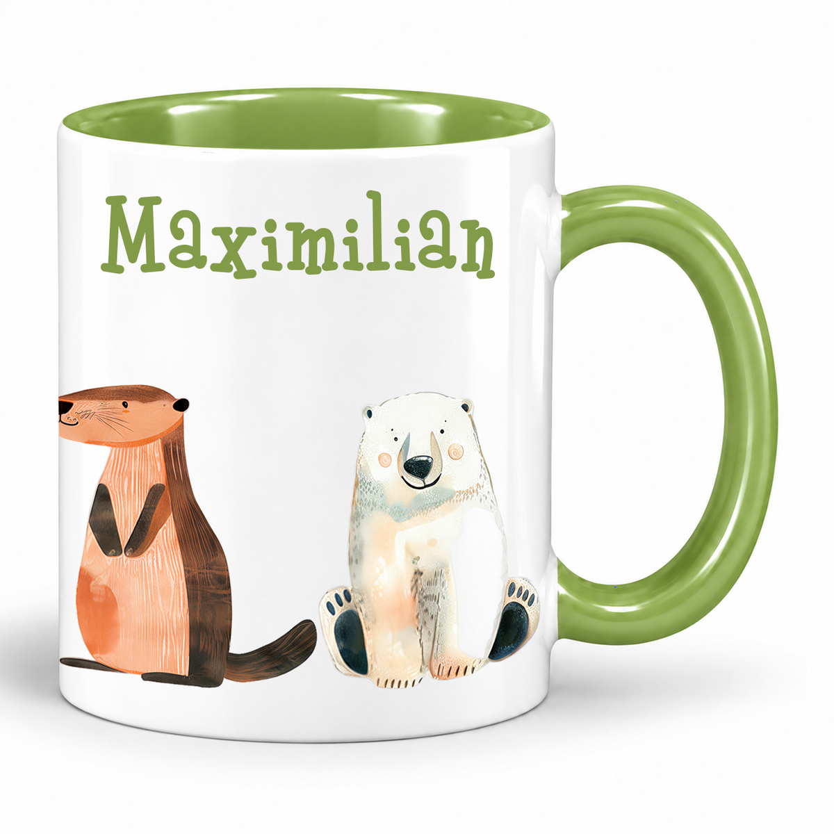 Keramik Tasse mit Namen | Tierparty