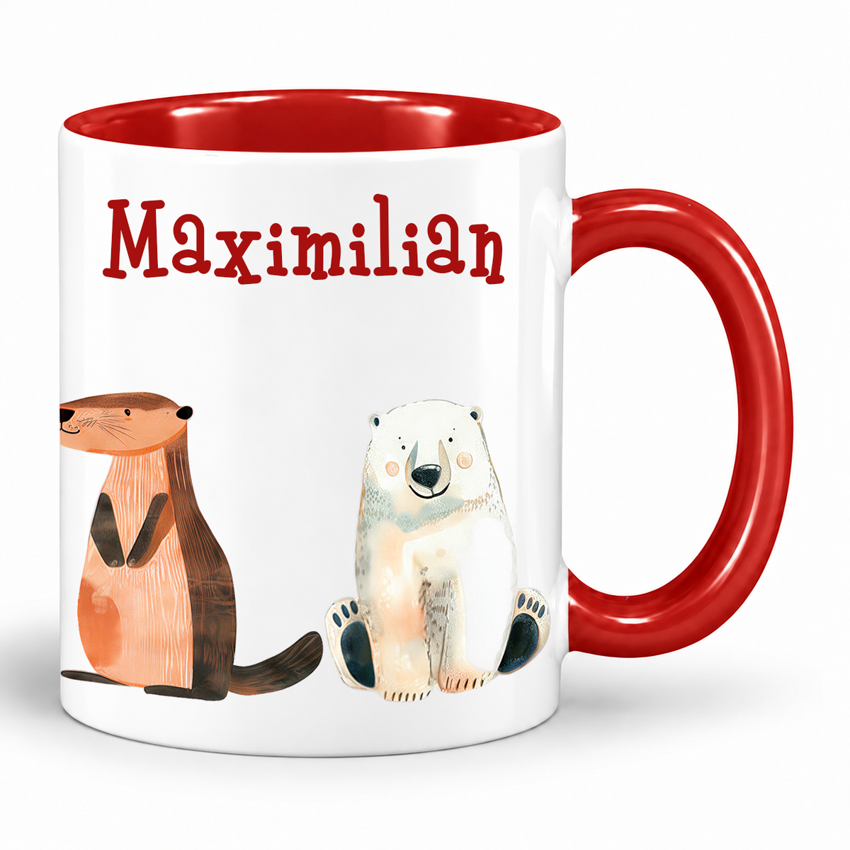 Keramik Tasse mit Namen | Tierparty